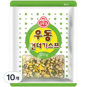 오뚜기 우동건더기스프, 250g, 10개