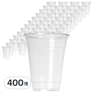하이퍼 투명 PET 아이스컵 92파이 16온스, 480ml, 1개입, 400개