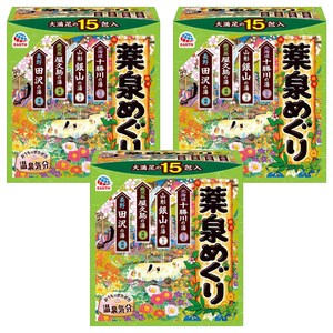 바스로망 온천기행 약천 입욕제 4계절향, 30g, 45개