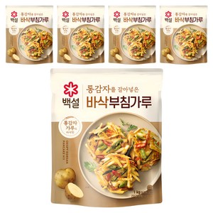 백설 바삭 부침가루, 1kg, 5개