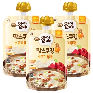 아이꼬야 맘스쿠킹 이유식 9개월부터, 100g, 3개, 소고기무국