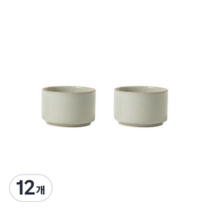 에라토 국산 옳음 다기잔, 비취, 12개