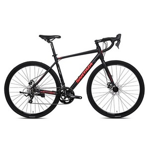 산타자 에테르3.0 로드 알루미늄 디스크 브레이크 12kg 신장 168cm~185cm 방문설치, 매트블랙레드