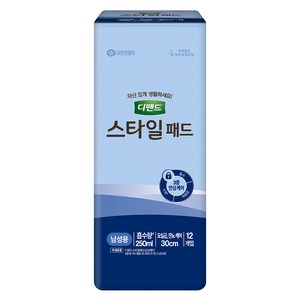 디펜드 스타일 패드 남성용, 12개입, 1개