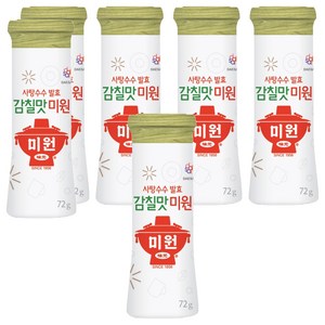 미원 사탕수수발효 감칠맛, 72g, 6개