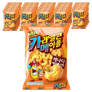 크라운 카라멜콘 메이플, 154g, 25개