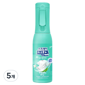피죤 실내건조 강력탈취 섬유탈취제 프레시데이, 5개, 200ml