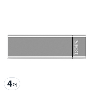 넥스트유 이지넷유비쿼터스 넥스트 USB 3.0 C to M.2 SATA SSD 외장케이스, NEXT-M2280C5, 4개