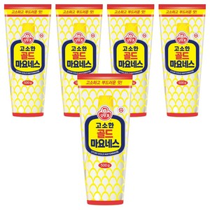 오뚜기 고소한 골드 마요네스, 500g, 5개