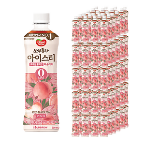 동원보성홍차 아이스티 제로 복숭아, 500ml, 120개