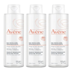 아벤느 미셀라 클렌징 워터, 200ml, 3개
