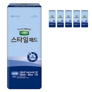 디펜드 스타일 패드 남성용, 12개입, 6개