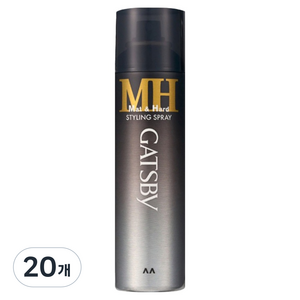 갸스비 스타일링 스프레이 매트 & 하드 핸디, 65ml, 20개