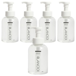 블랑101 젖병세정제 포밍 무향, 500ml, 5개