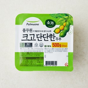 풀무원 크고 단단한 두부, 500g, 1개