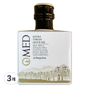 오메드 엑스트라 버진 올리브오일 아르베키나, 100ml, 3개