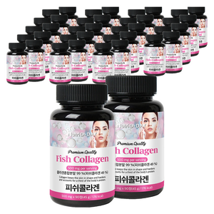 뉴트리디데이 프리미엄 피쉬 콜라겐 타블렛, 40개, 45g