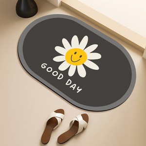 비욘드리빙 스마일&데이지 빨아쓰는 규조토 발매트, 데이지 GOOD DAY
