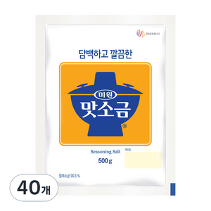 미원 맛소금, 500g, 40개