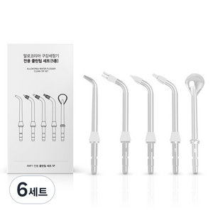 알로코리아 구강세정기 전용 클린팁 5종 세트, 6세트, AWF1