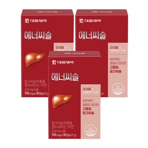 에너씨슬 밀크시슬, 30정, 3개