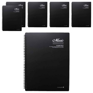 모닝글로리 음악파일 40p, 블랙, 6개