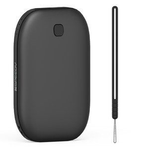 스피디 양면발열 손난로 겸용 보조배터리 5200mAh, SPE-B2DHWP01, 블랙