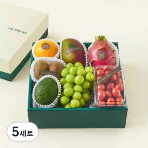 올프레쉬 과일소믈리에 제철과일 혼합선물 3호 + 선물용 가방, 2.29kg, 5세트
