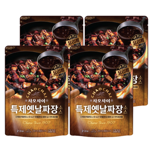 차오차이 특제옛날짜장 소스, 165g, 4개
