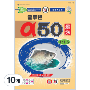 중앙어수라 알파 50 글루텐, 10개, 300g