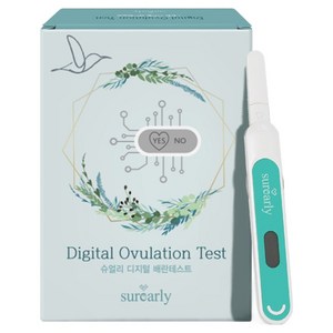 슈얼리 디지털 배란테스트기 SU-DR01-LH, 20개입, 1개