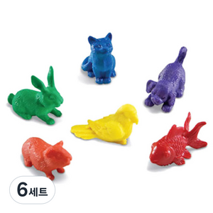 러닝리소스 수세기교구 애완동물 72p, 6세트