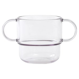 탁가온 유아용 에코젠 양손 투명컵, 클리어, 1개, 200ml