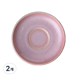 빌레로이앤보흐 세라믹 팔레모 에스프레소컵 소서, 코랄, 2개