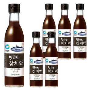 청정원 맛선생 참치액, 560ml, 6개