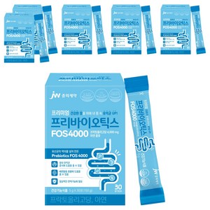 JW중외제약 프리미엄 프리바이오틱스 FOS 4000, 150g, 6개