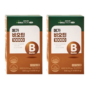 이너랩 메가 비오틴 10000, 60정, 2개
