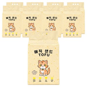 메디펫 응고형 매직 고양이 두부모래 가는입자, 10L, 9개, 무향