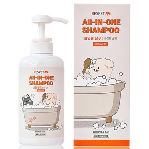리스펫랩 리스펫 반려동물 더 순한 저자극 올인원 샴푸, 500ml, 1개입, 1개 골드박스 특가