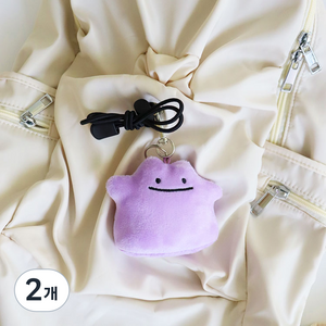 포켓몬스터 메타몽 봉제인형, 8cm, 혼합색상, 2개