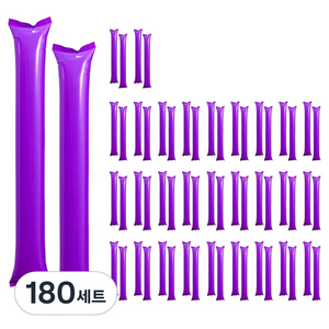 파티쇼 수입 응원용 막대풍선 2p, 퍼플, 180세트