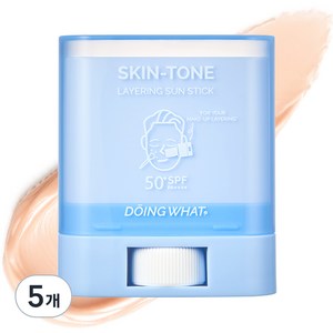 두잉왓 스킨톤 레이어링 선스틱 SPF50+ PA++++, 5개, 23g