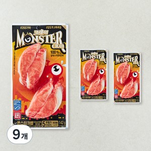 크래미 몬스터크랩 맛살, 142g, 9개