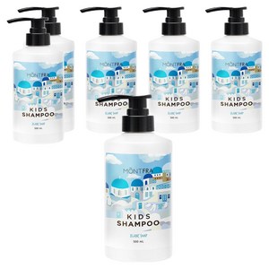 몽프라 키즈 샴푸 블랑솝, 6개, 500ml