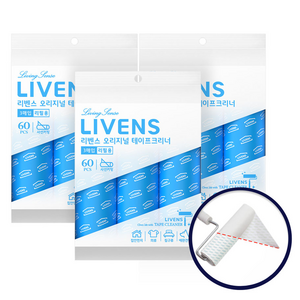 리벤스 사선컷팅 테이프클리너 리필 3개입, 3세트