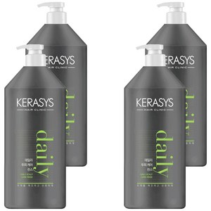케라시스 데일리 두피 케어 린스 시트러스 플로랄향, 1.5L, 4개