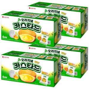 롯데제과 카스타드 리얼 크림, 138g, 4개