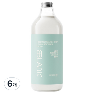 비블랑 유아 섬유유연제 블랑향, 1L, 6개