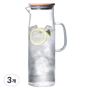 카페로메오 내열유리 물병, 1.5L, 3개