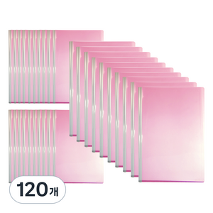 현풍 세로형 인쇄무 민 둥근쫄대화일 A4 5mm, 분홍색, 120개
